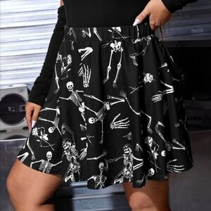 Shein Skeleton Mini Skirt
